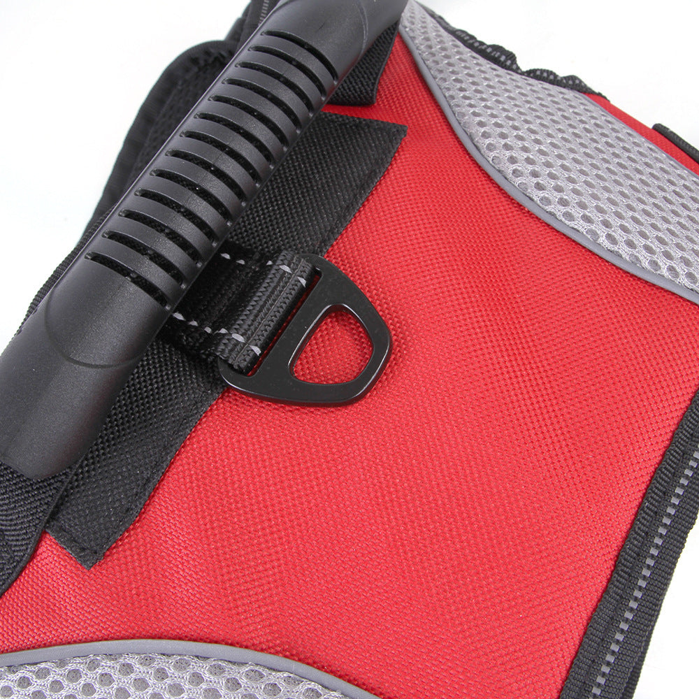KFX-2741309 Breathable Anti-Pulling Pet Harness for Medium to Large Dogs - Red, Black, Camouflage Blue