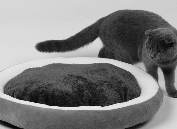 KFX-2746045 Cozy Round Pet Nest Cushion for Dogs and Cats - Three Size Options Available