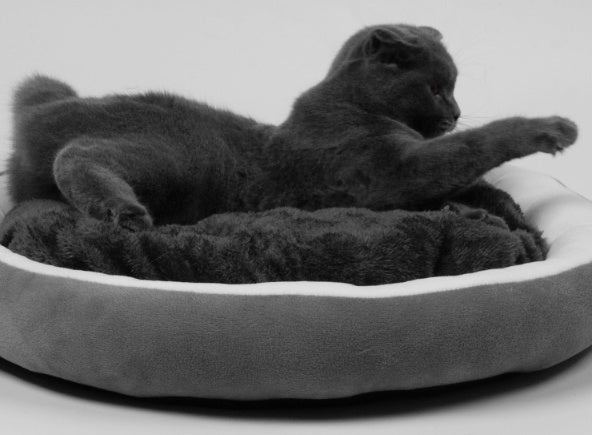 KFX-2746045 Cozy Round Pet Nest Cushion for Dogs and Cats - Three Size Options Available