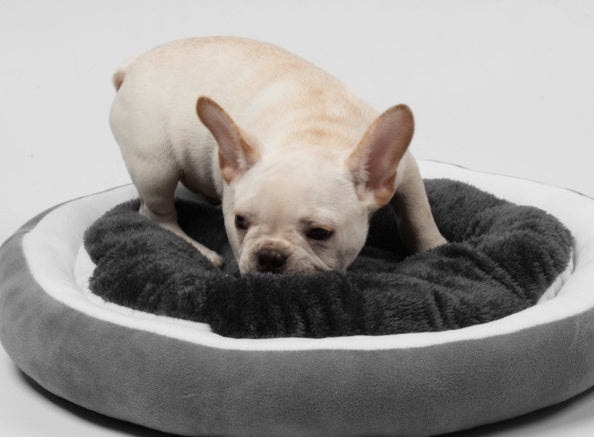 KFX-2746045 Cozy Round Pet Nest Cushion for Dogs and Cats - Three Size Options Available
