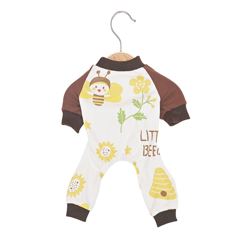 KFX-2746429 Comfortable Cotton Pajamas for Pets with Fun Prints - Multiple Designs and Sizes Available