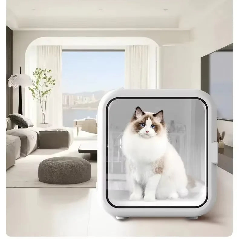 KFX-274707 Eco-Friendly Automatic Pet Hair Dryer for Cats and Dogs - Ultra Quiet with Temperature Control
