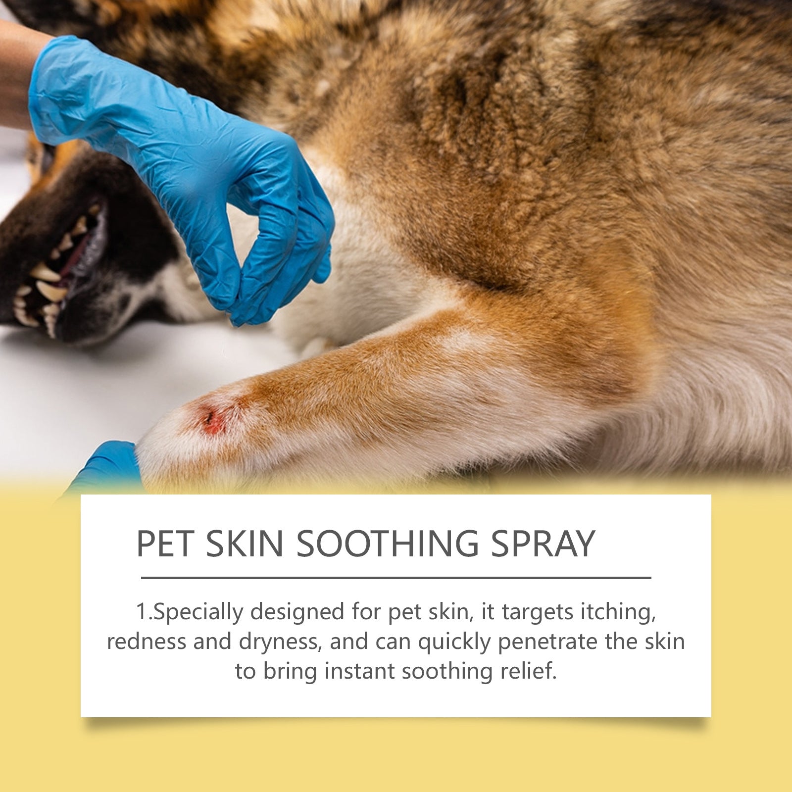 KFX-2749629 Gentle Pet Skin Care Spray for Soothing Relief, 50ml