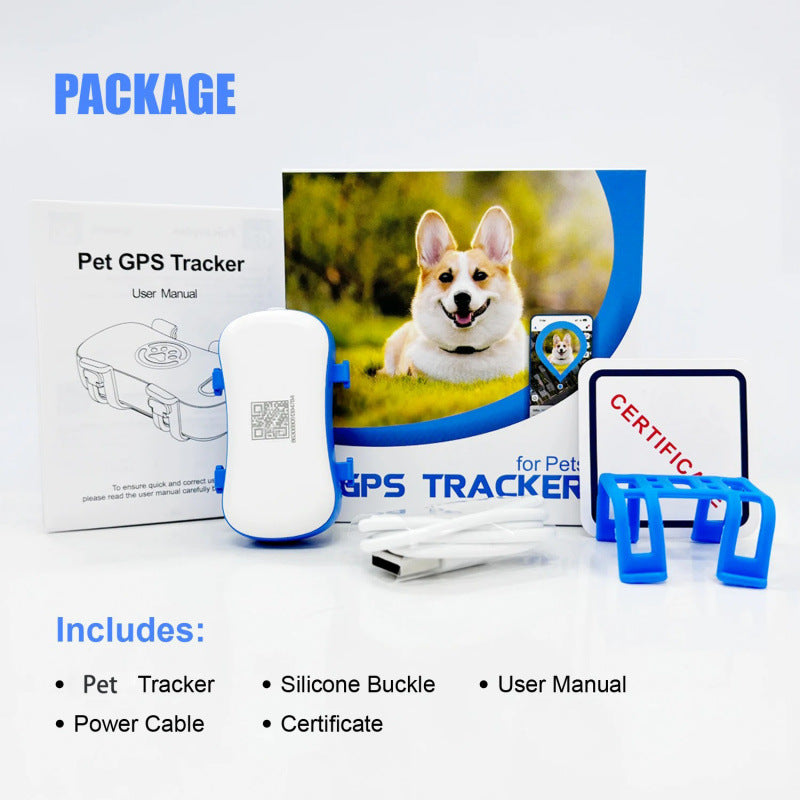 KFX-2749757 Waterproof Real-Time Pet Positioning Tracker with Lithium Battery