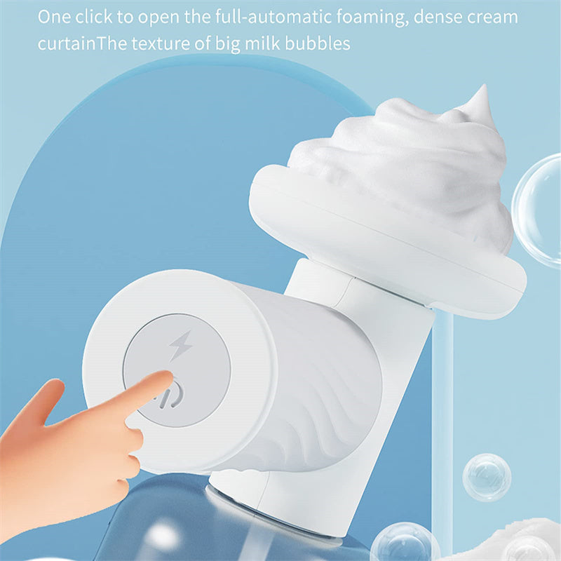 KFX-2753341 Automatic Foaming Silicone Pet Bath Brush with Soap Dispenser for Dogs and Cats