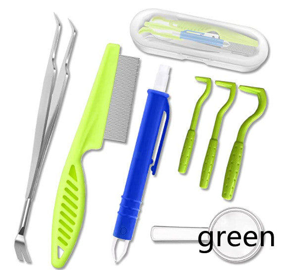 KFX-2755389 Pet Lice, Flea, and Tick Remover Tool - Available in Multiple Pack Combinations