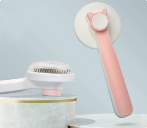 KFX-2759101 Cat Grooming Comb for Efficient Shedding Control and Tangle Removal