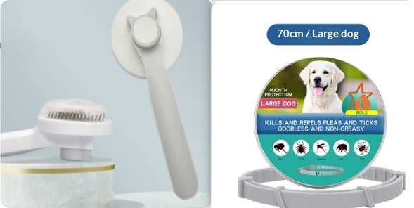 KFX-2759101 Cat Grooming Comb for Efficient Shedding Control and Tangle Removal