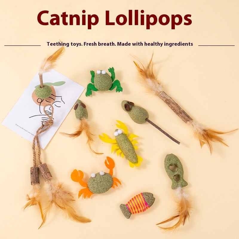 KFX-2761917 Catnip Polygonum Multiflorum Nibbling Toy Assortment for Pets - Various Styles Available