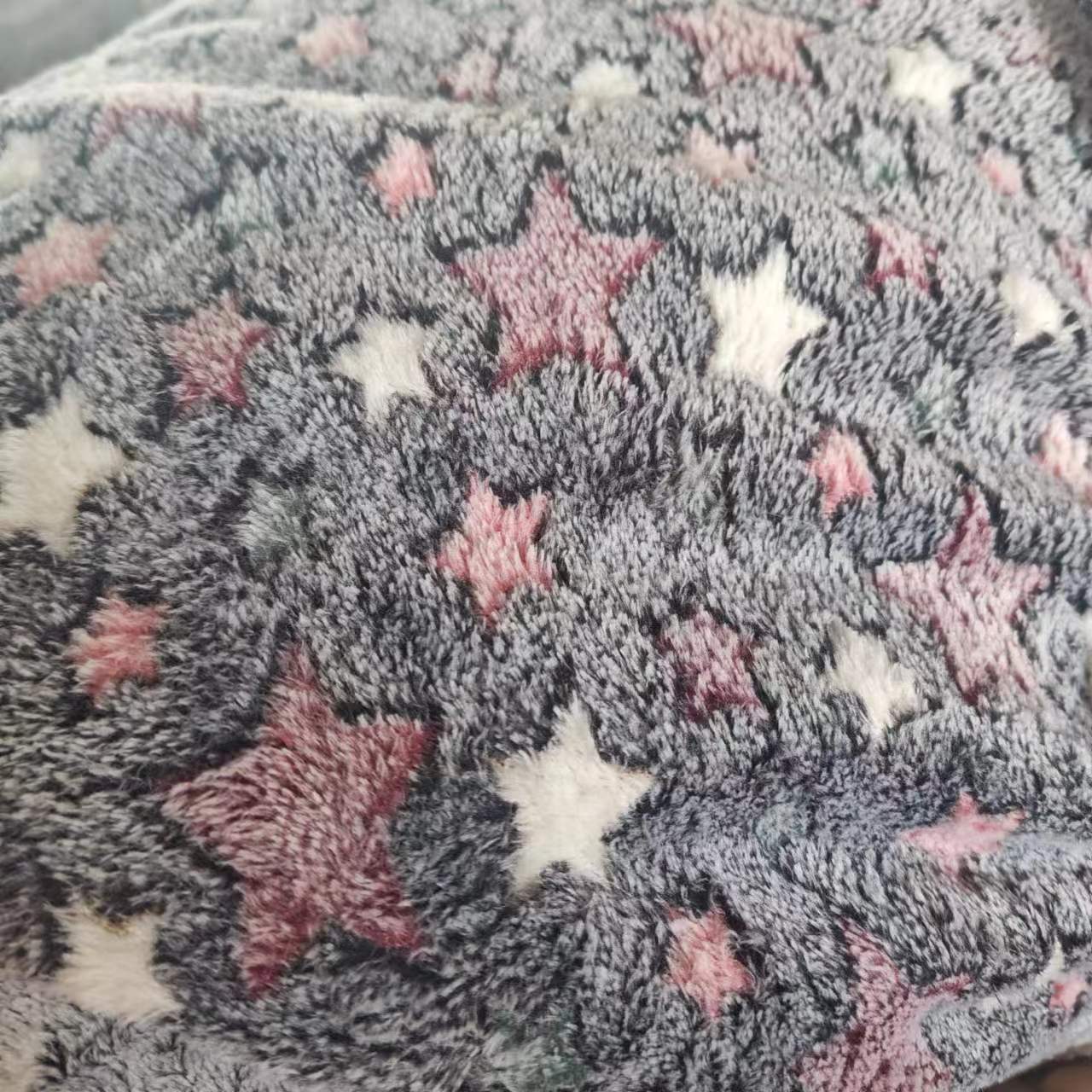 KFX-2762941 Personalized U-Shaped Pet Pillow in Gray with Stars & Moon - Multiple Designs Available