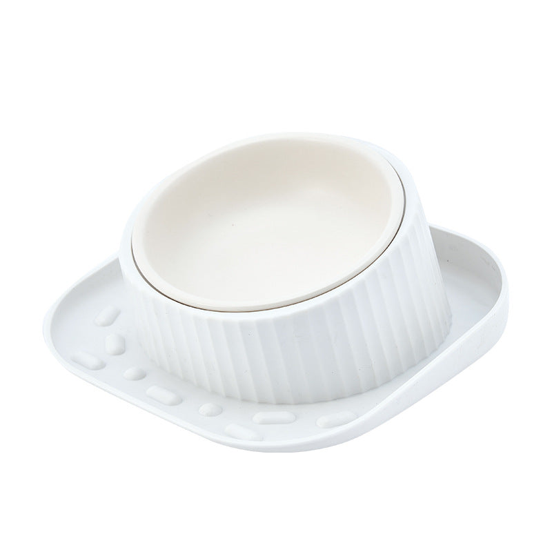 KFX-2763453 Wide Mouth Ceramic Pet Bowl with Neck Protection in Various Colors