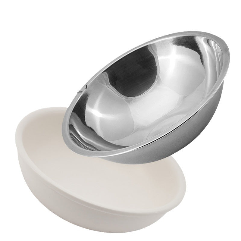 KFX-2763453 Wide Mouth Ceramic Pet Bowl with Neck Protection in Various Colors