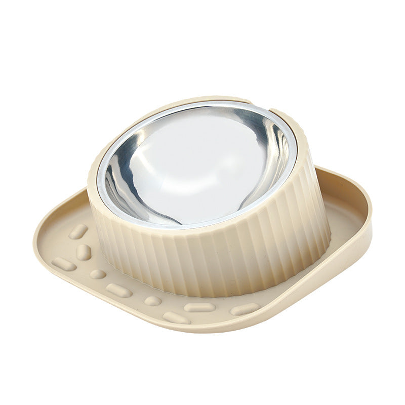 KFX-2763453 Wide Mouth Ceramic Pet Bowl with Neck Protection in Various Colors