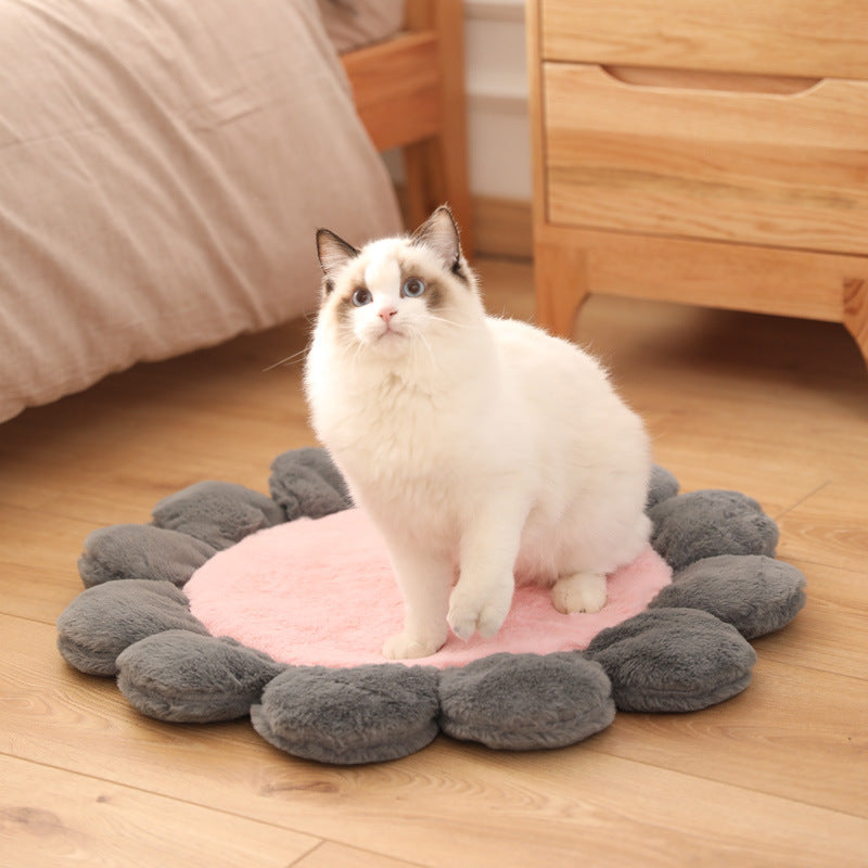 KFX-2765117 Cozy Coral Fleece Mat for Dogs and Cats – Soft Sleeping Nest
