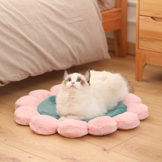 KFX-2765117 Cozy Coral Fleece Mat for Dogs and Cats – Soft Sleeping Nest