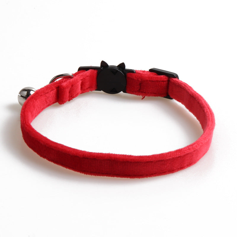 KFX-2765245 Velvet Bowknot Adjustable Pet Collars in Multiple Colors