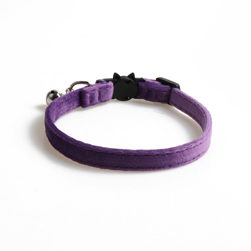 KFX-2765245 Velvet Bowknot Adjustable Pet Collars in Multiple Colors