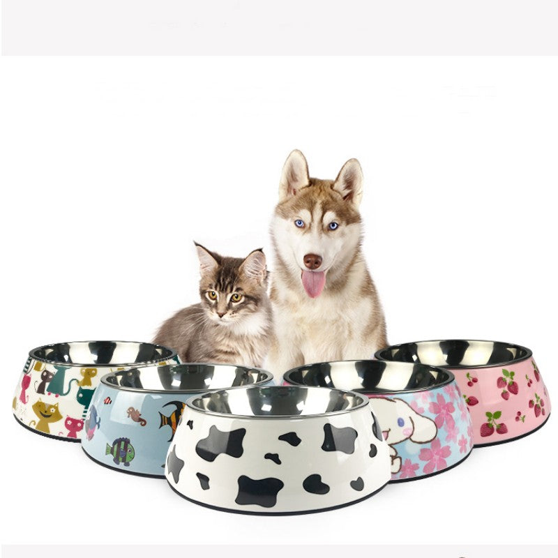 KFX-2766525 Stainless Steel Dog and Cat Bowls in Various Sizes and Fun Designs