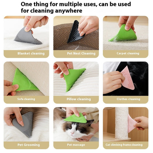 KFX-2769085 Pet Hair Scraper Comb for Cats - Effective Brush for Fur Removal and Massage