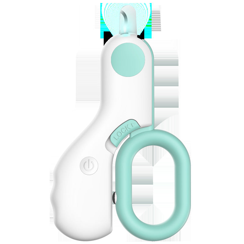 KFX-2772797 LED Pet Nail Trimmer with Illuminated Bloodline Detection and Ergonomic Design