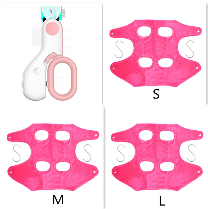 KFX-2772797 LED Pet Nail Trimmer with Illuminated Bloodline Detection and Ergonomic Design
