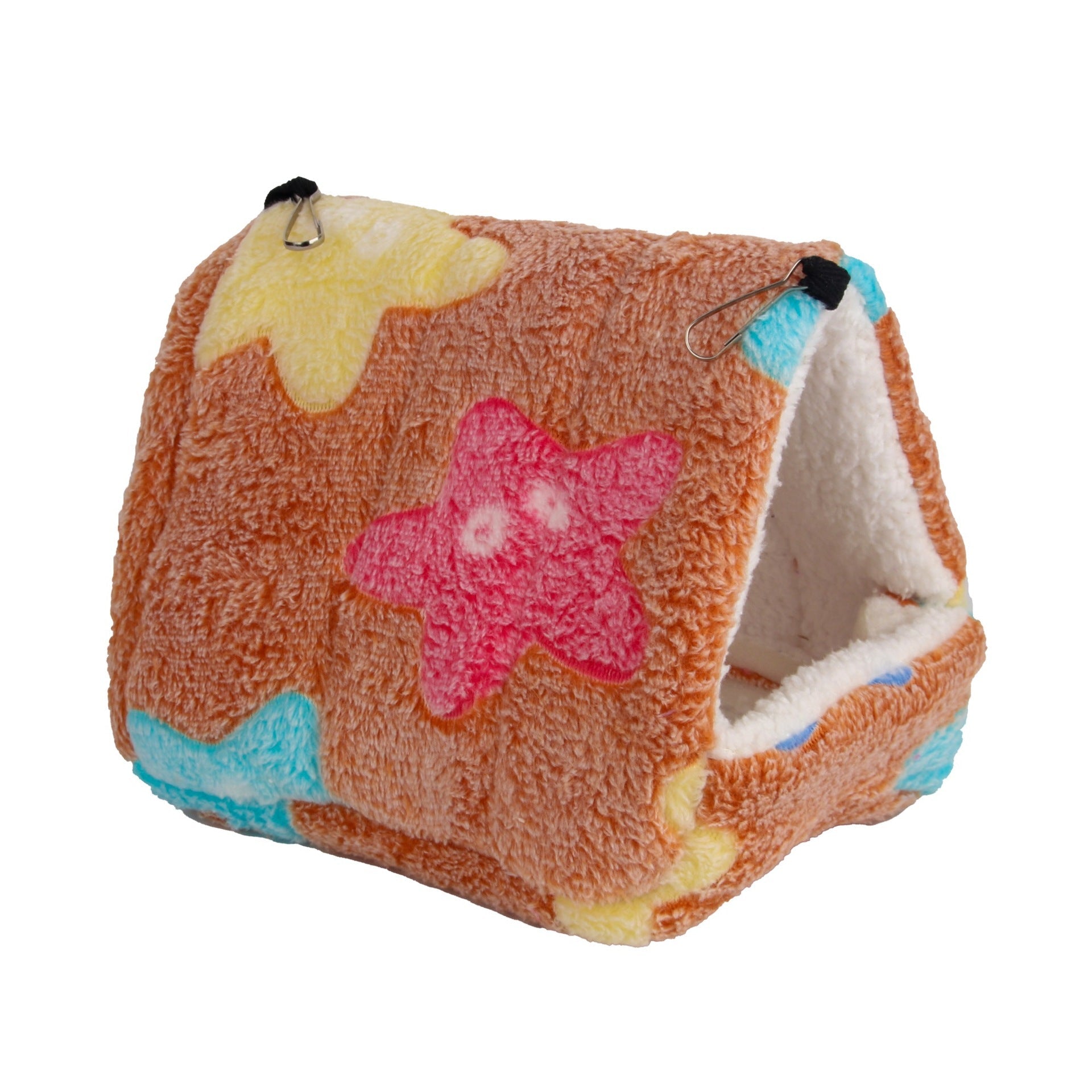 KFX-2773053 Cozy Flannel Pet Nest for Small Animals - Perfect for Hamsters, Hedgehogs, Sugar Gliders and More