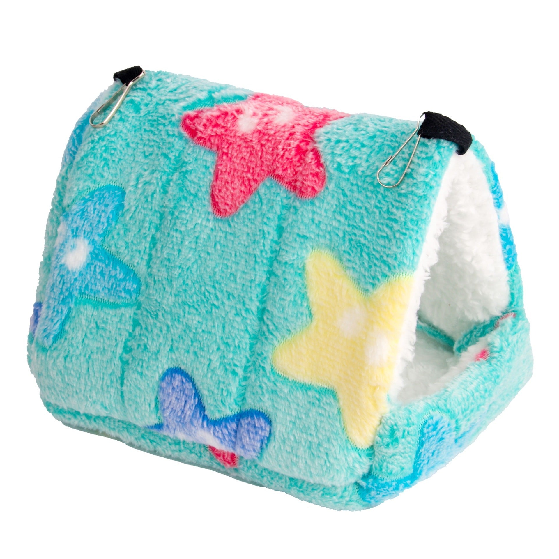 KFX-2773053 Cozy Flannel Pet Nest for Small Animals - Perfect for Hamsters, Hedgehogs, Sugar Gliders and More
