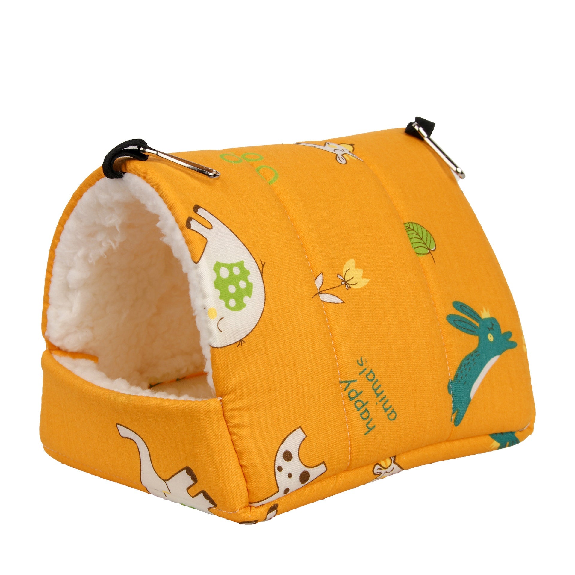 KFX-2773053 Cozy Flannel Pet Nest for Small Animals - Perfect for Hamsters, Hedgehogs, Sugar Gliders and More