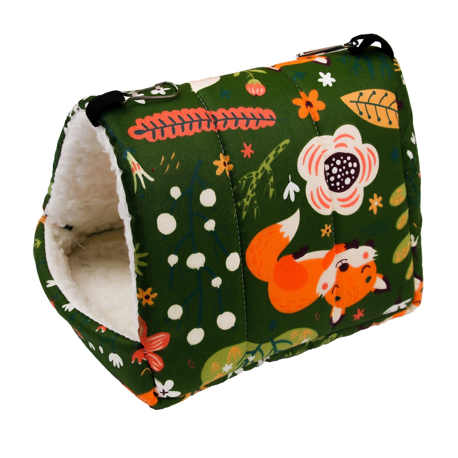 KFX-2773053 Cozy Flannel Pet Nest for Small Animals - Perfect for Hamsters, Hedgehogs, Sugar Gliders and More