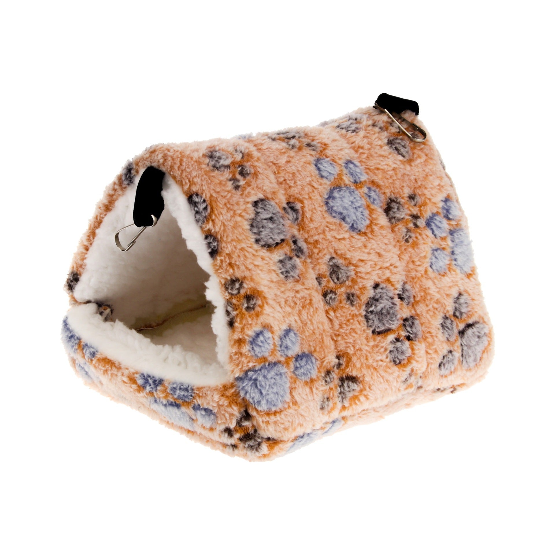 KFX-2773053 Cozy Flannel Pet Nest for Small Animals - Perfect for Hamsters, Hedgehogs, Sugar Gliders and More
