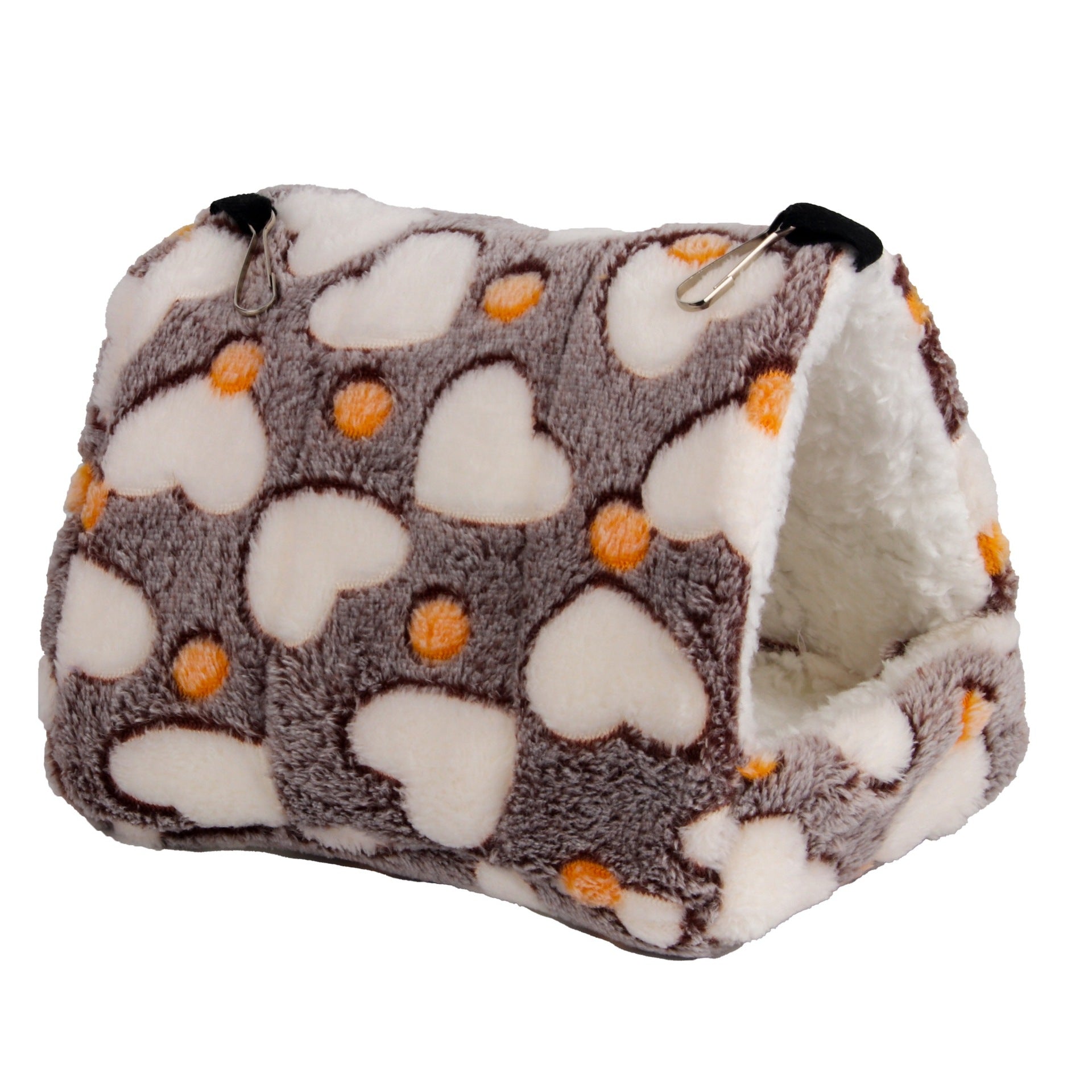 KFX-2773053 Cozy Flannel Pet Nest for Small Animals - Perfect for Hamsters, Hedgehogs, Sugar Gliders and More