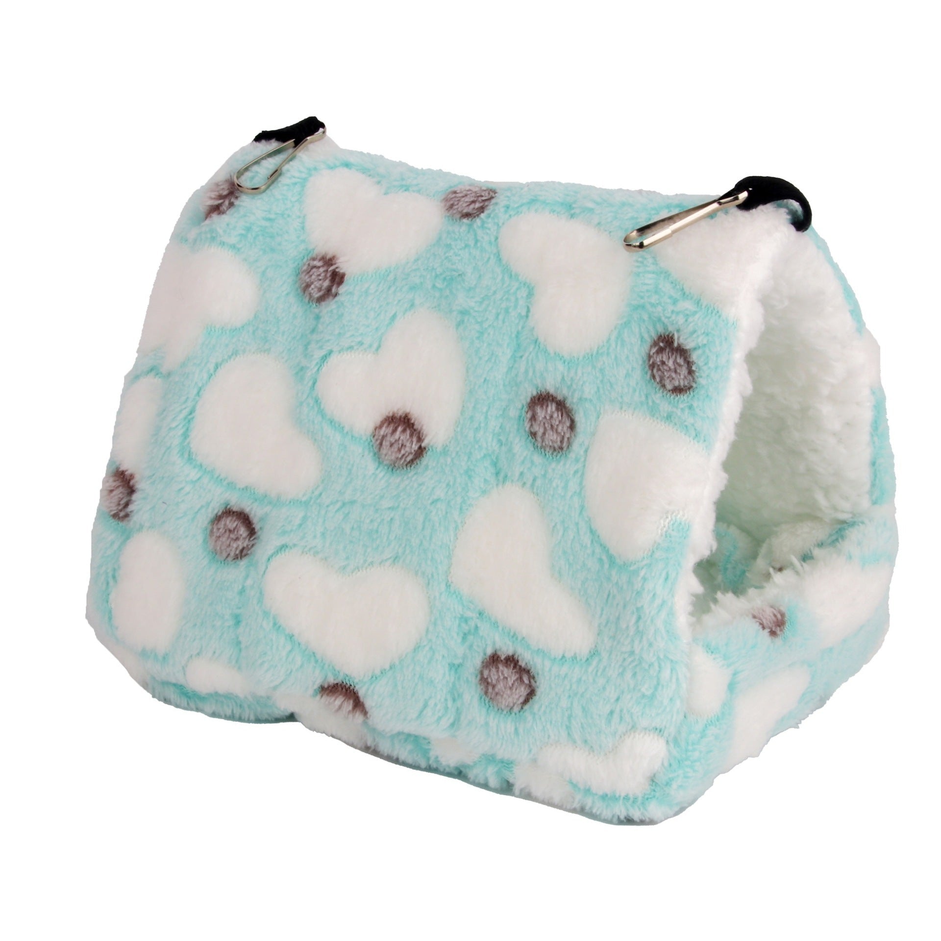 KFX-2773053 Cozy Flannel Pet Nest for Small Animals - Perfect for Hamsters, Hedgehogs, Sugar Gliders and More