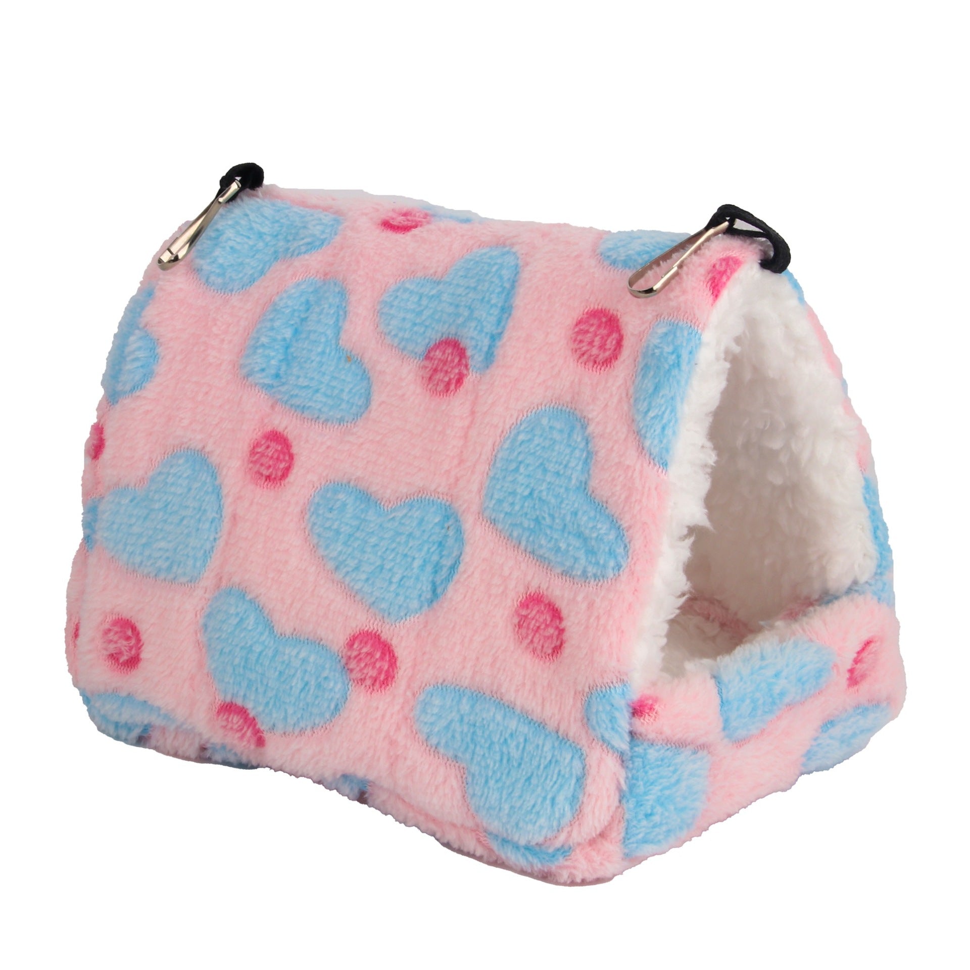 KFX-2773053 Cozy Flannel Pet Nest for Small Animals - Perfect for Hamsters, Hedgehogs, Sugar Gliders and More