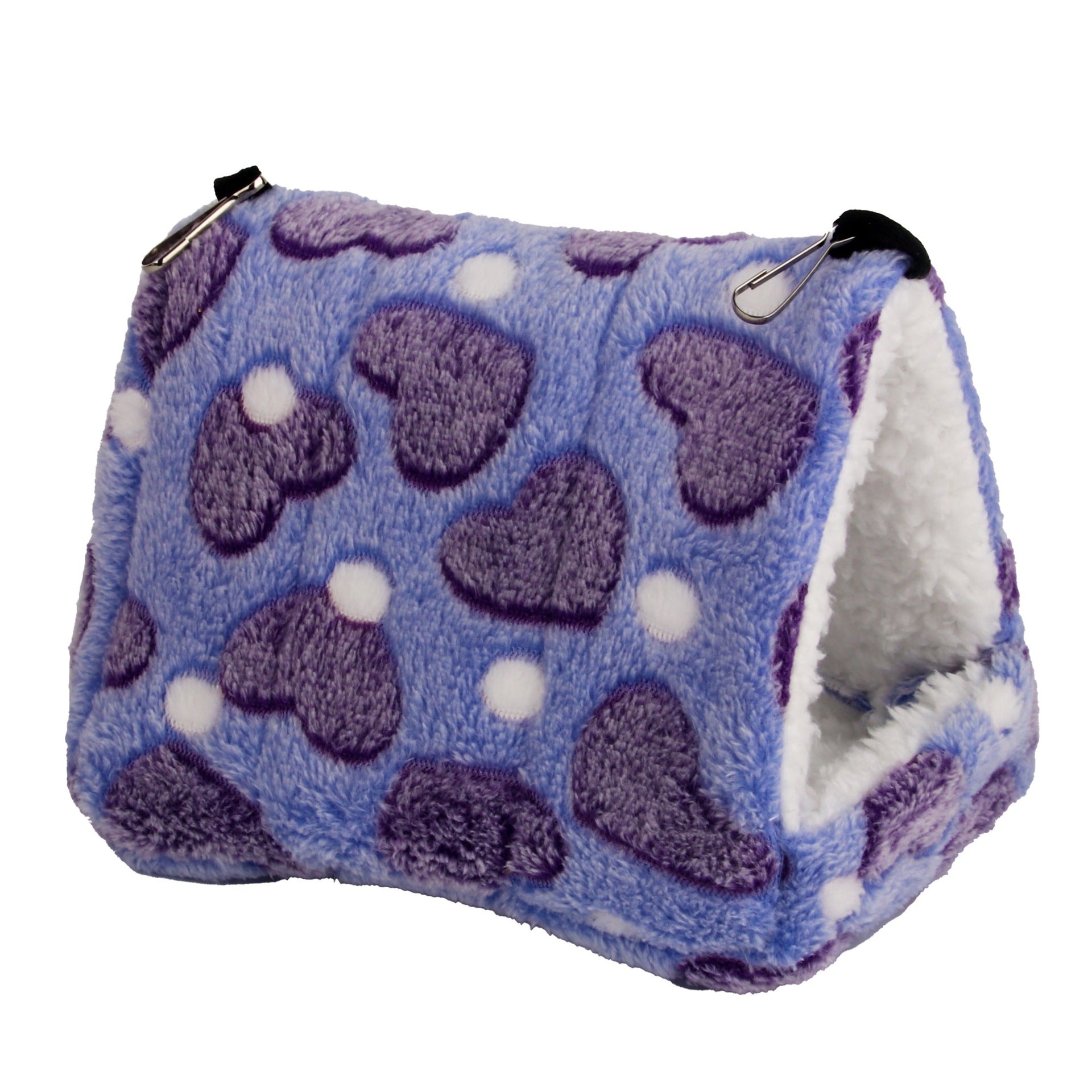 KFX-2773053 Cozy Flannel Pet Nest for Small Animals - Perfect for Hamsters, Hedgehogs, Sugar Gliders and More