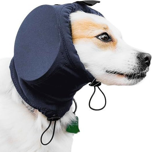 KFX-2773181 Dog Earmuffs for Hearing Protection from Thunder and Fireworks, Available in Black and Blue, Sizes S, M, L, XL