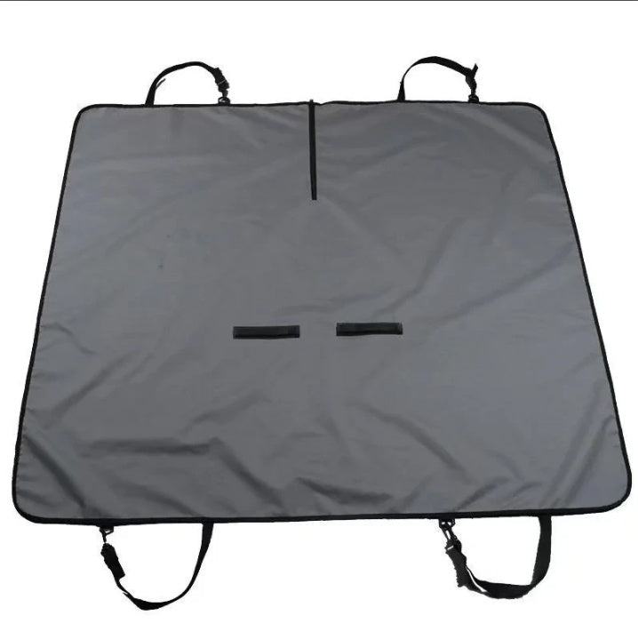 KFX-2773821 Extra Large Waterproof Car Cushion for Dogs and Cats - Portable, Foldable Back Seat Mat with 4 Handles