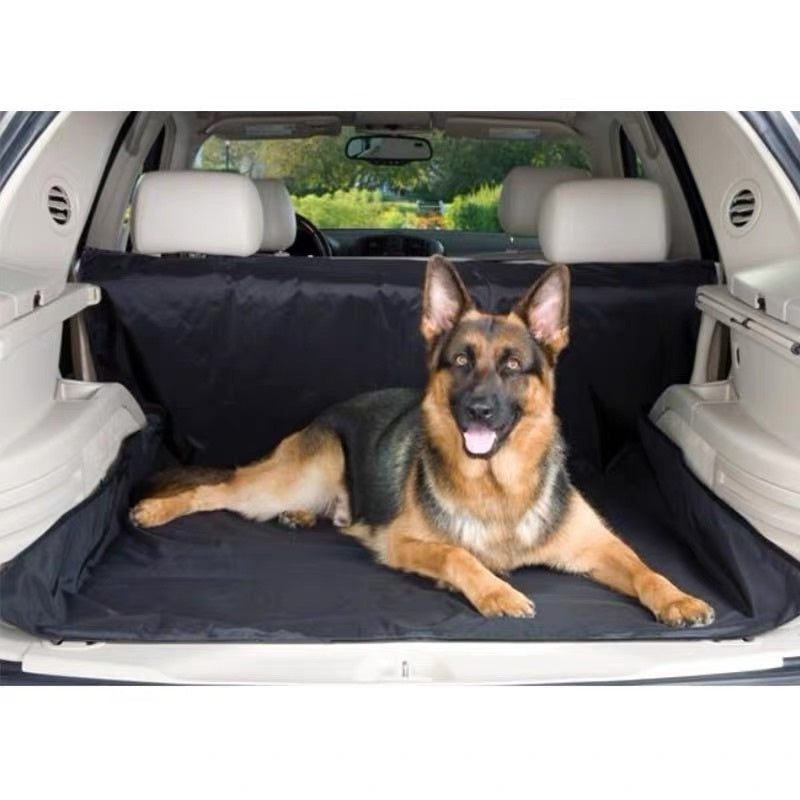 KFX-2773821 Extra Large Waterproof Car Cushion for Dogs and Cats - Portable, Foldable Back Seat Mat with 4 Handles
