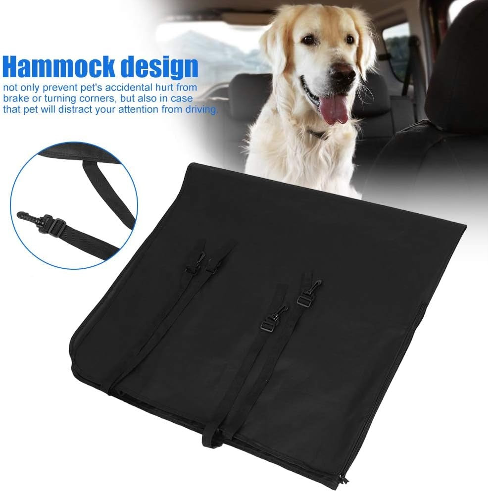 KFX-2773821 Extra Large Waterproof Car Cushion for Dogs and Cats - Portable, Foldable Back Seat Mat with 4 Handles