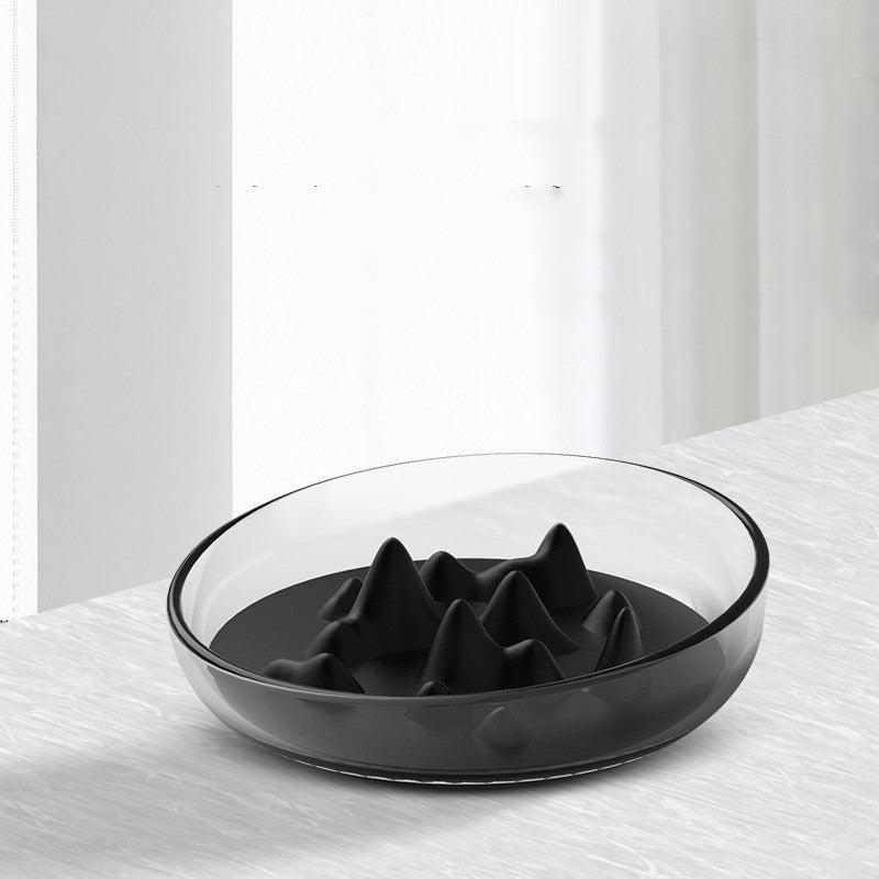 KFX-2774973 Silicone Slow Feed Bowl with AS Plastic Holder and TPR Silicone Component