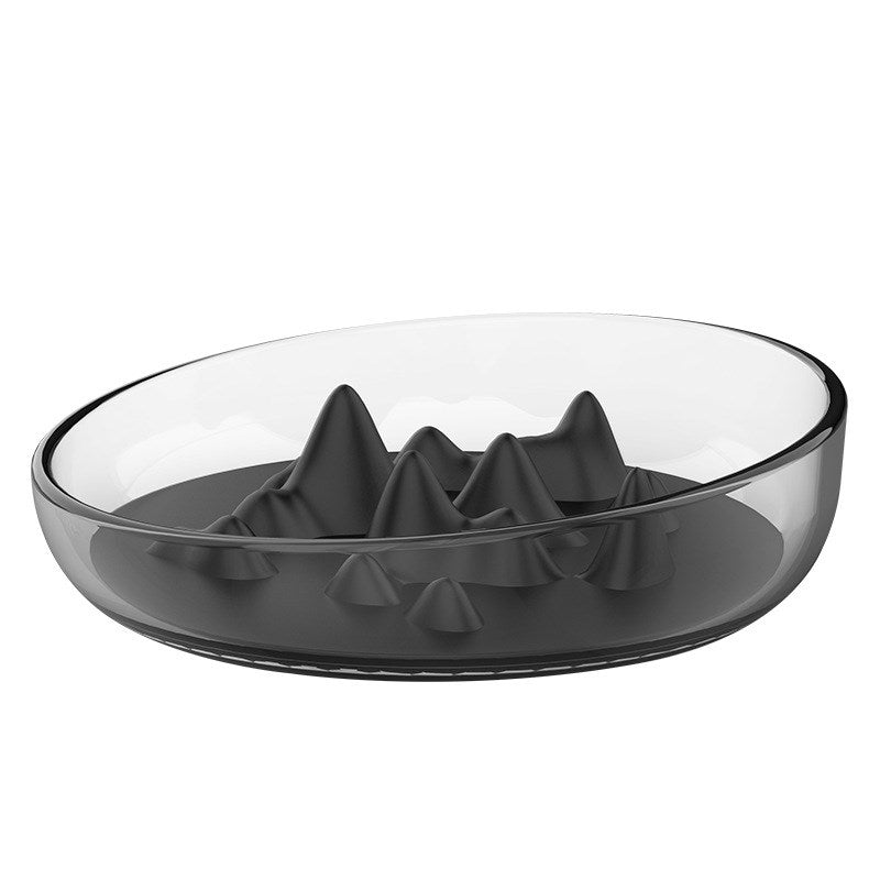 KFX-2774973 Silicone Slow Feed Bowl with AS Plastic Holder and TPR Silicone Component