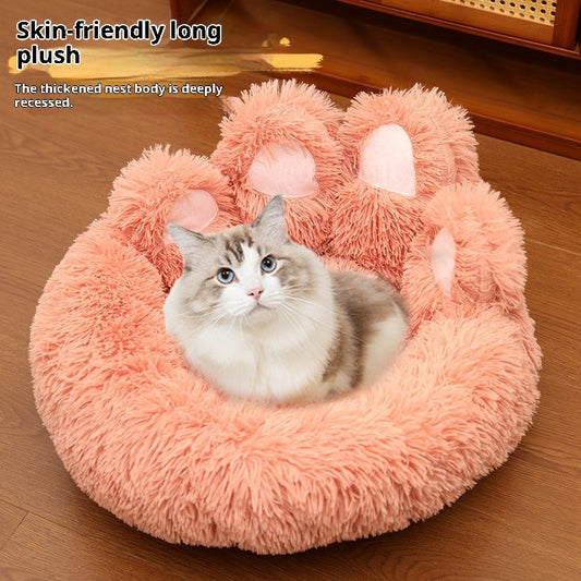 KFX-2778813 Cozy Hand-Shaped Brush Nest Pet Bed in Multiple Sizes and Colors