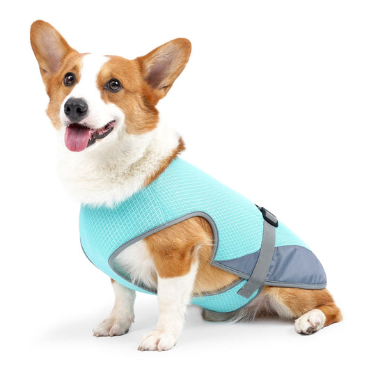 KFX-2780349 Breathable Cooling Vest for Dogs - Heatstroke Prevention Apparel in Multiple Sizes and Colors