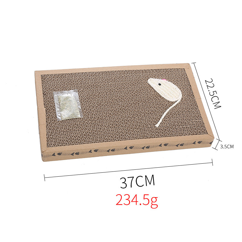 KFX-2780733 Corrugated Cat Scratcher Toy for Claw Grinding - Pet Paradise, 234.5g