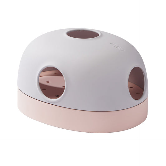 KFX-2781373 Interactive Cat Turntable Toy - Multi-Play Options in Pink Purple, Blue Gray, and Avocado Green