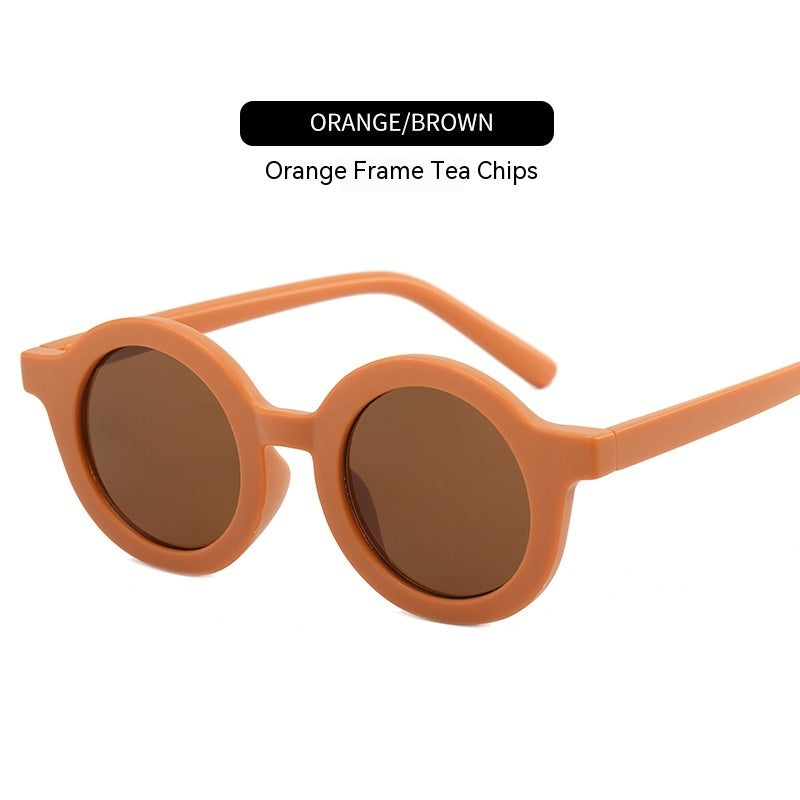 KFX-2782141 Round Frame Fashion Pet Sunglasses for Medium & Large Dogs - Plastic, Multiple Colors Available