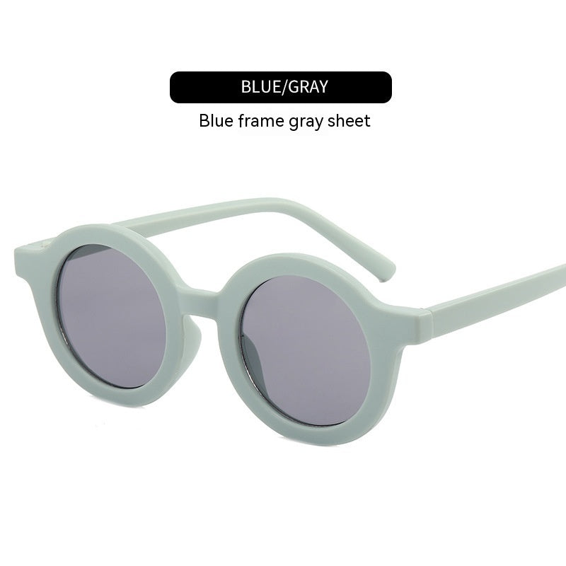KFX-2782141 Round Frame Fashion Pet Sunglasses for Medium & Large Dogs - Plastic, Multiple Colors Available