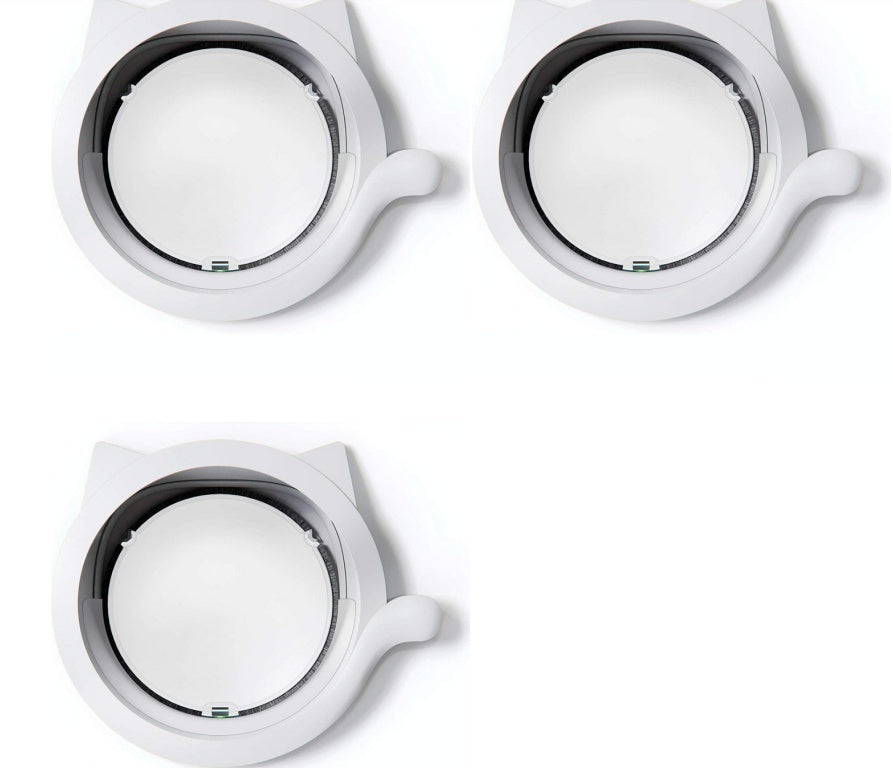 KFX-2787773 Intelligent Control Pet Door – Durable ABS Material, Available in White and Black