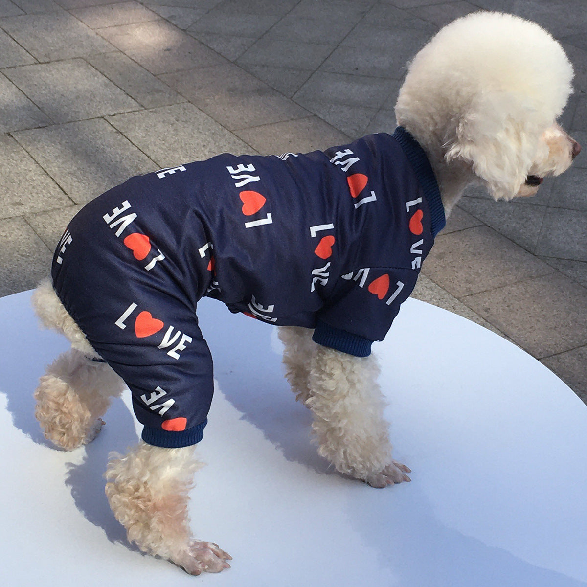 KFX-2794429 Cozy Cotton Four-Legged Pet Clothing in Sizes XS to XL