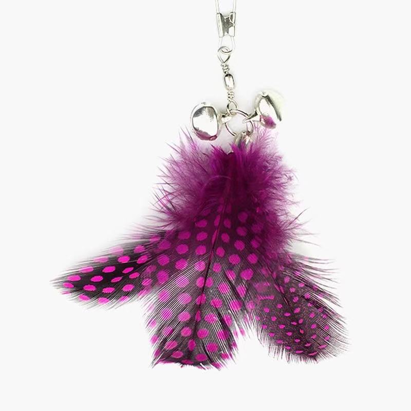 KFX-2796861 Pheasant Feather Replacement Head for DIY Cat Toys - Multiple Colors Available