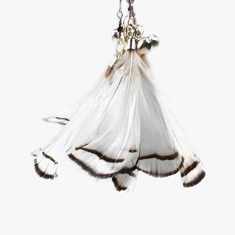KFX-2796861 Pheasant Feather Replacement Head for DIY Cat Toys - Multiple Colors Available